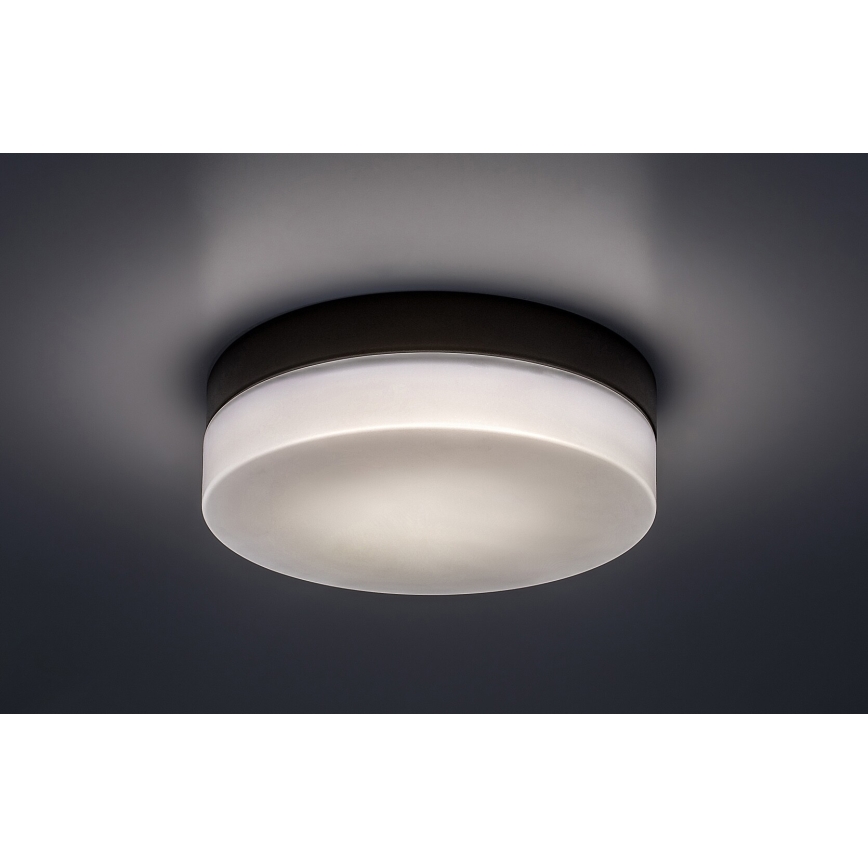 Rabalux - LED lubinis vonios šviestuvas LED/15W/230V IP44 4000K diametras 23 cm juoda