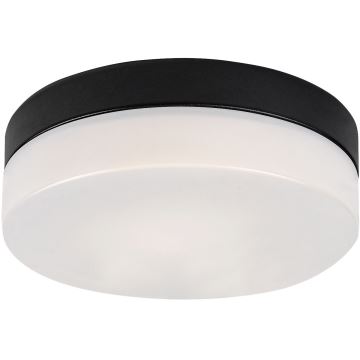 Rabalux - LED lubinis vonios šviestuvas LED/15W/230V IP44 4000K diametras 23 cm juoda