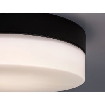 Rabalux - LED lubinis vonios šviestuvas LED/15W/230V IP44 4000K diametras 23 cm juoda