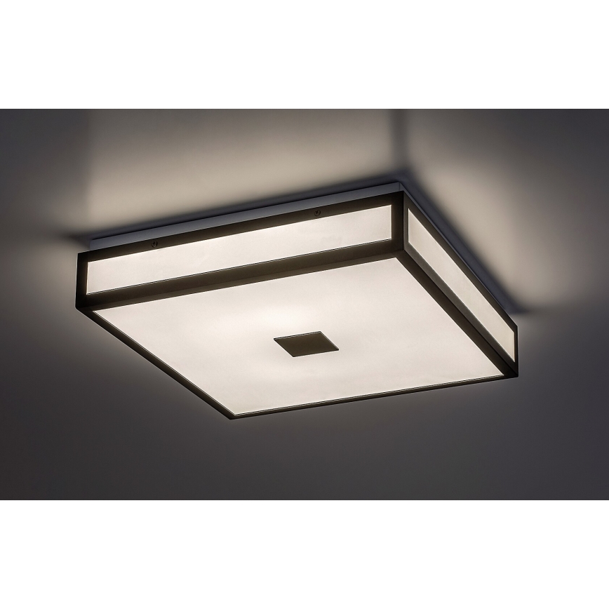 Rabalux - LED lubinis vonios šviestuvas LED/24W/230V IP44 4000K 40x40 cm juoda