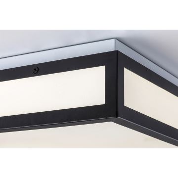 Rabalux - LED lubinis vonios šviestuvas LED/24W/230V IP44 4000K 40x40 cm juoda