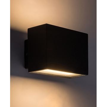 Rabalux - LED sieninis lauko šviestuvas LED/7W/230V IP54 juoda