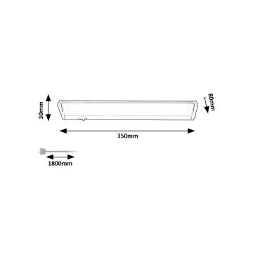 Rabalux  - LED virtuvės šviestuvas, kabinamas po spintele LED/5W/230V 4000K balta