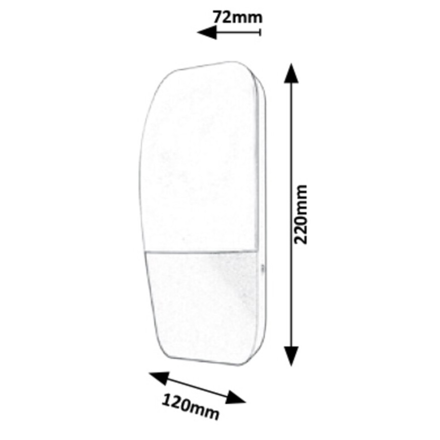 Rabalux - LED sieninis lauko šviestuvas LED/10W/230V IP65 800lm 4000K