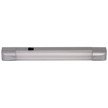 Rabalux - LED apšvietimas po virtuvės spintele BAND LIGHT 1xG13/10W/230V 39,5 cm sidabras