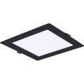 Rabalux - LED įleidžiamas lubinis šviestuvas LED/18W/230V 22x22 cm juoda