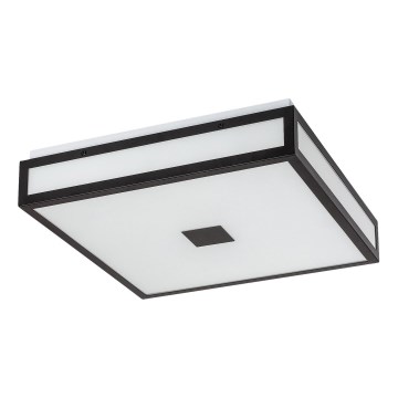 Rabalux - LED lubinis vonios šviestuvas LED/24W/230V IP44 4000K 40x40 cm juoda