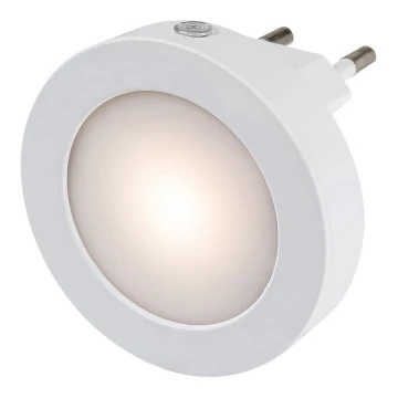Rabalux - Naktinė LED lemputė su jutikliu LED/0,5W/230V 3000K diametras 65 mm