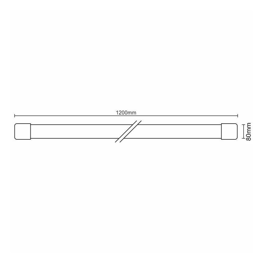 Reguliuojamas LED po virtuvės spintele montuojamas šviestuvas LED/40W/230V 3000-6500K Wi-Fi Tuya IP40