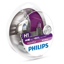 RINKINYS 2x Automobilio lemputės Philips VISION PLUS 12258VPS2 H1 P14,5s/55W/12V