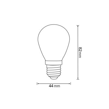 RINKINYS 2x LED Lemputės PARTY E27/0,3W/36V mėlynos