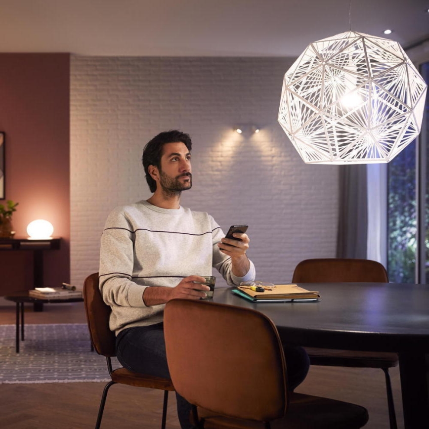 RINKINYS 2x LED Reguliuojama lemputė  Philips Hue WACA A60 E27/6,5W/230V 2000-6500K