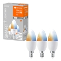 RINKINYS 3x LED Pritemdoma lemputė SMART + E14 / 5W / 230V 2700K-6500K - Ledvance