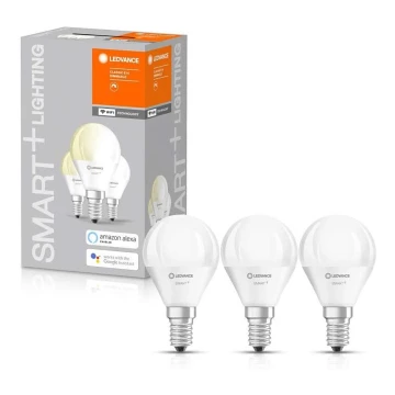 RINKINYS 3x LED Pritemdomos lemputės SMART + E14 / 5W / 230V 2700K - Ledvance