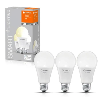 RINKINYS 3x LED Pritemdomos lemputės SMART + E27 / 14W / 230V 2700K - Ledvance