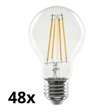 RINKINYS 48x LED Lemputės VINTAGE A70 E27/13W/230V 2700K