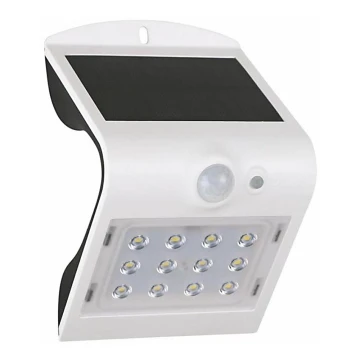 Saulės energija įkraunamas LED sieninis šviestuvas su jutikliu LED/2W IP65