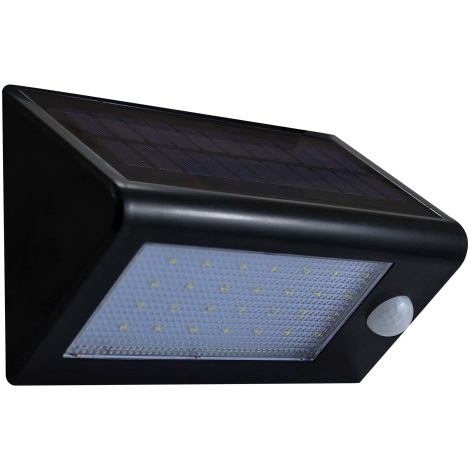 Saulės energija įkraunamas sieninis LED šviestuvas su jutikliu LED/5W