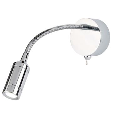 Searchlight - LED Lanksti lempa  ADJU LED/1W/230V chromas