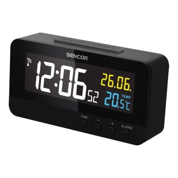Sencor - Digital clock Su alarm ir thermometer 230V/1xCR2032
