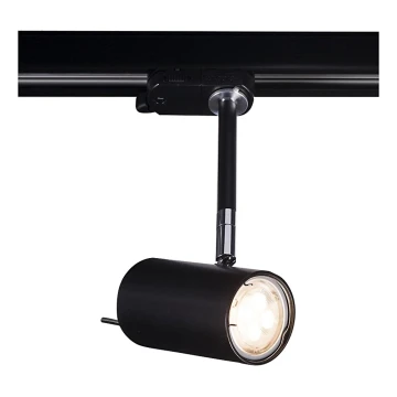 Shilo - Akcentinis šviestuvas bėgių sistemai 1xGU10/15W/230V juodas