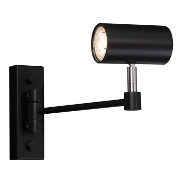 Shilo - Sieninė lempa 1xGU10/15W/230V juoda