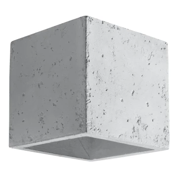 Sieninis akcentinis šviestuvas QUAD 1xG9/8W/230V betonas