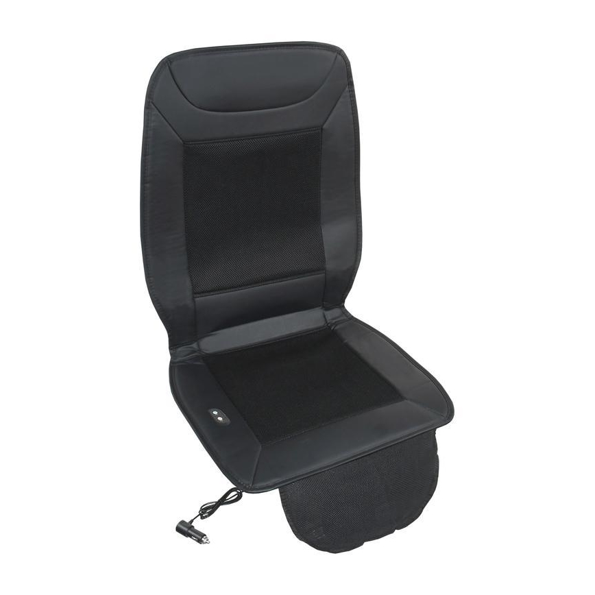 Šildomas sėdynės užvalkalas su ventiliacija 18W/12V juoda