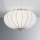 SIRU - Lubinis šviestuvas GIOVE 2xE14/40W/230V diametras 29 cm chromas/balta Venecijos stiklas