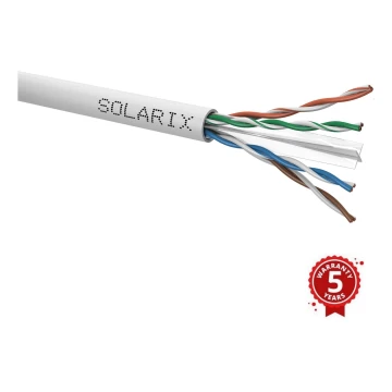 Solarix - Montavimas laidas CAT6 UTP PVC Eca 100m