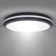 LED šviesos reguliavimas lauko Lubinis šviestuvas LED/36W/40W/44W/230V 3000/4000/6500K IP65 juoda