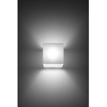 Sieninis akcentinis šviestuvas RICO 1xG9/40W/230V stiklas/balta