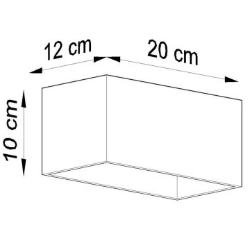 Sieninis šviestuvas QUAD MAXI 2xG9/40W/230V