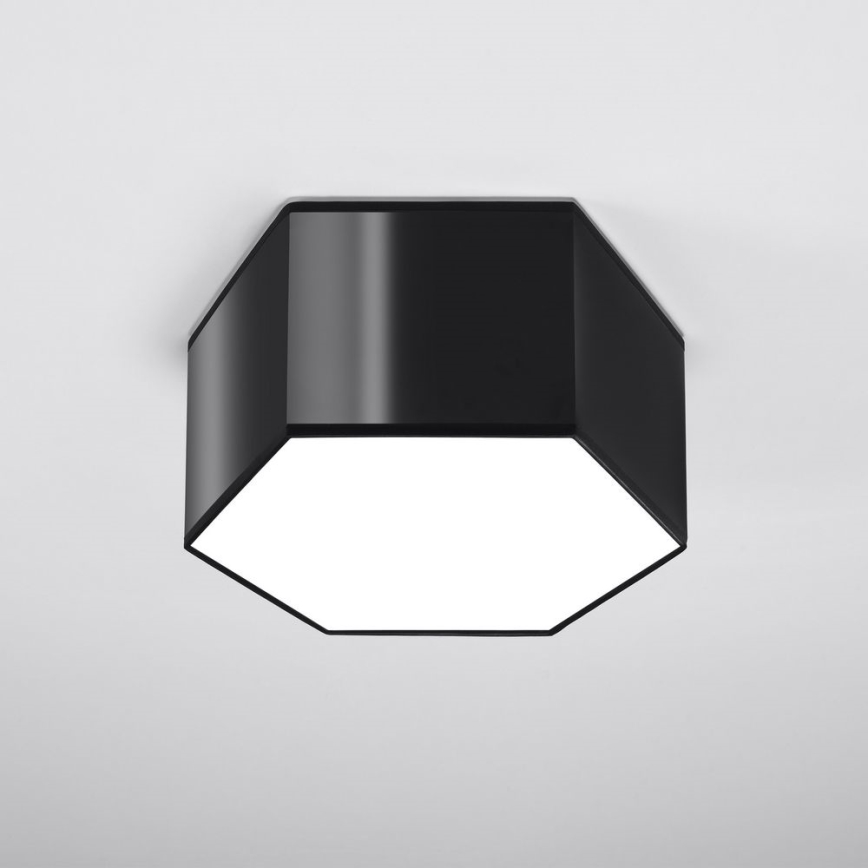 Lubinis šviestuvas SUNDE 2xE27/60W/230V 15,5 cm juodas