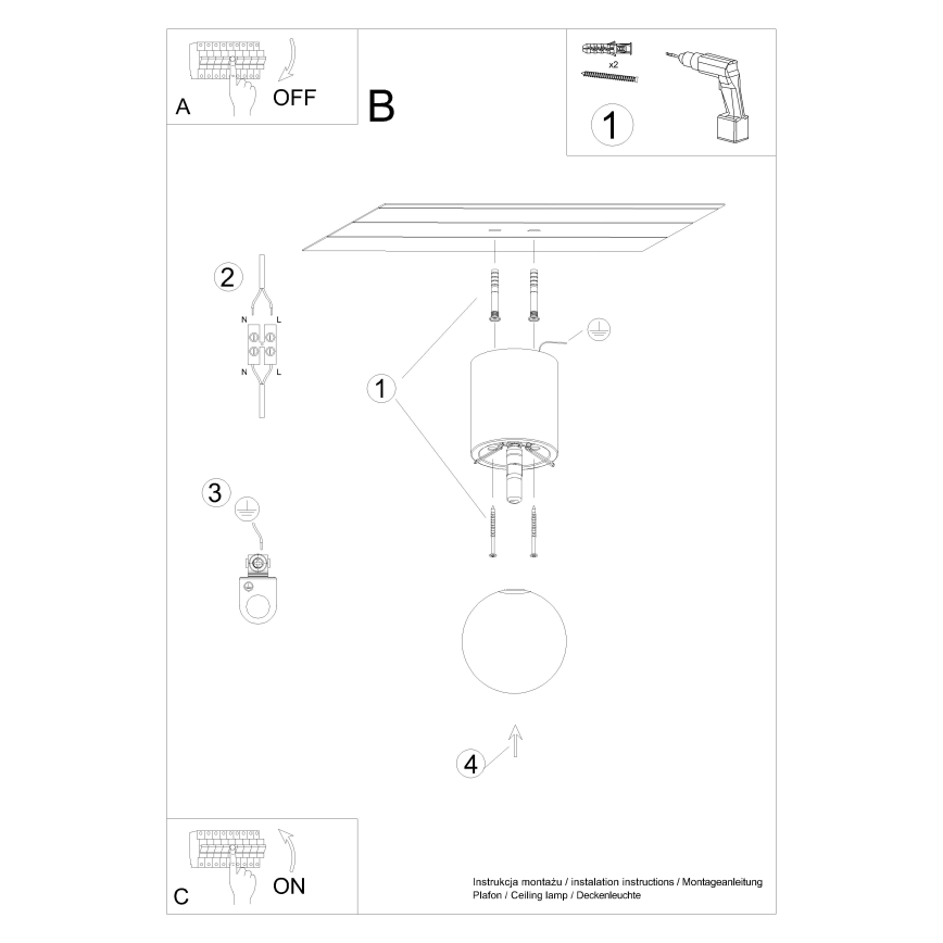 Akcentinis apšvietimas BOOMO 1xG9/8W/230V bukas