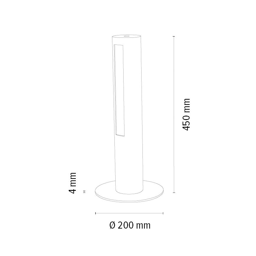 LED pritemdomas stalinis šviestuvas CONOR LED/9W/230V ąžuolas – FSC sertifikuota