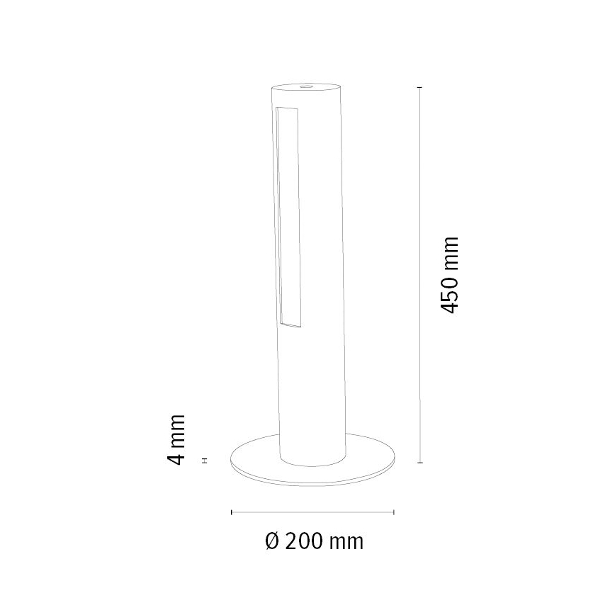 LED pritemdomas stalinis šviestuvas CONOR LED/9W/230V ąžuolas – FSC sertifikuota