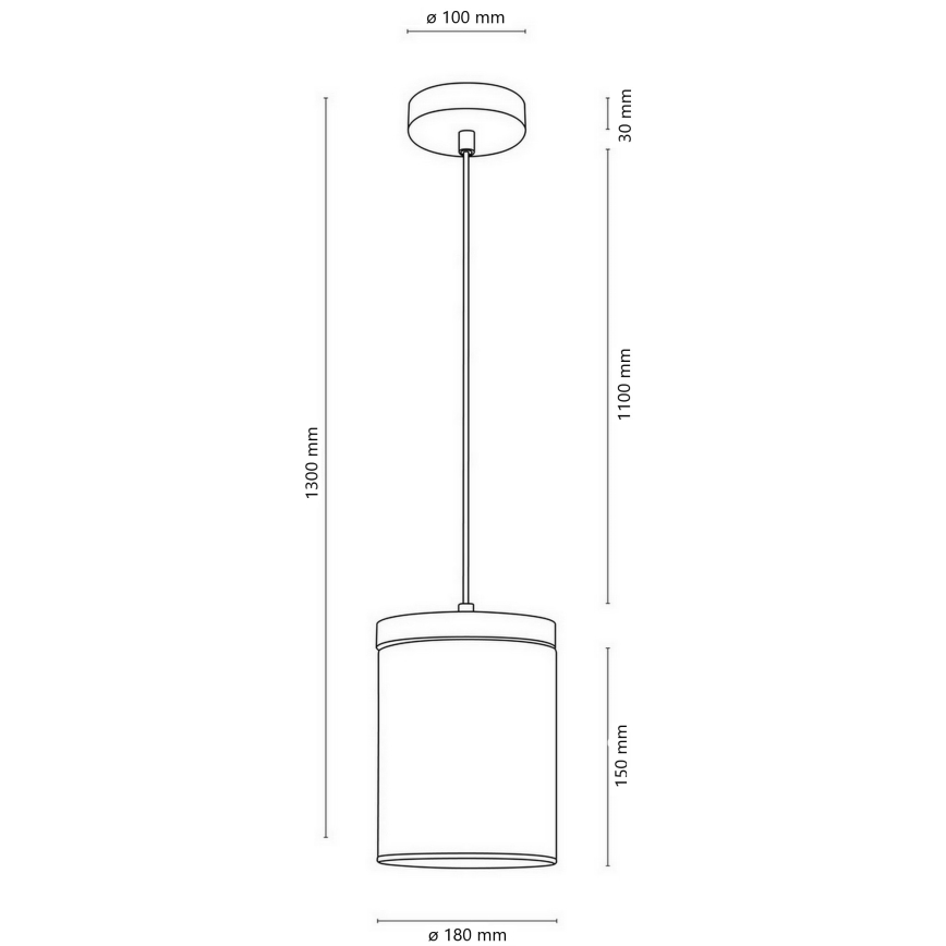 Pakabinamas sietynas MONSUN 1xE27/60W/230V pušis + FSC sertifikuota