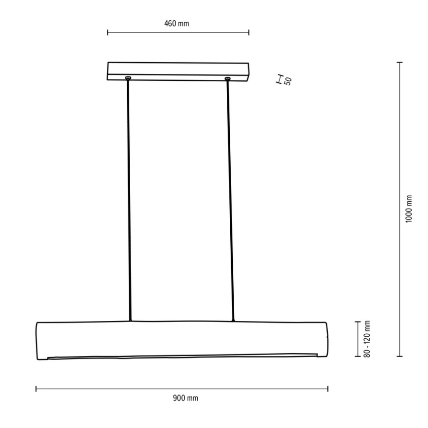 LED Reguliuojamas pakabinamas sietynas  LUCAS LED/25.5W/230V + FSC sertifikuota