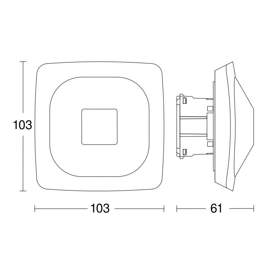 Steinel 064280 – Buvimo detektorius HF 360-2 DALI-2 baltas