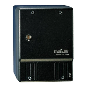 STEINEL 550318 - Prieblandos jungiklis NightMatic 2000 juodas