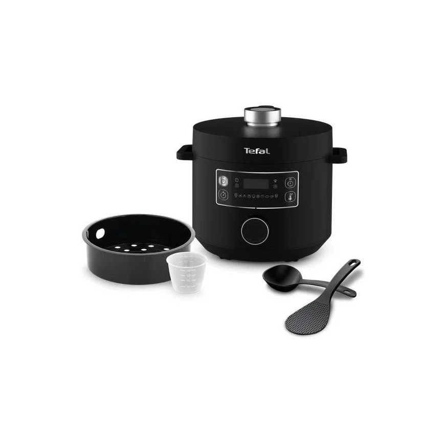 Tefal - Daugiafunkcinis elektrinis puodas TURBO CUISINE 4,8 l 1090W/230V juoda