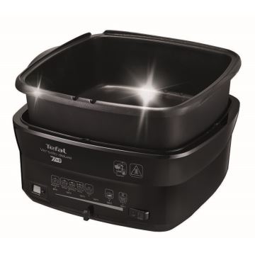 Tefal - Gruzdintuvė 2 l VERSALION DE LUXE 7in1 1600W/230V juoda