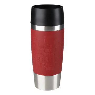 Tefal - Kelioninis puodelis 360 ml TRAVEL MUG nerūdijantis/raudona