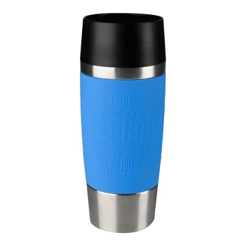 Tefal - Kelioninis puodelis 360 ml TRAVEL MUG nerūdijantis/šviesiai mėlyna