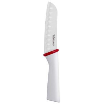 Tefal - Keramika peiis santoku INGENIO 13 cm balta/raudona