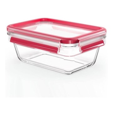 Tefal - Maisto dėžutė 0,85 l MSEAL GLASS raudona/stiklas