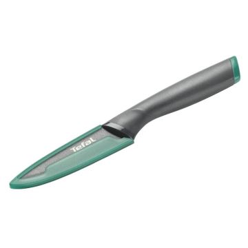 Tefal - Nerūdijančio plieno raižybos peilis FRESH KITCHEN 9 cm pilka/žalia