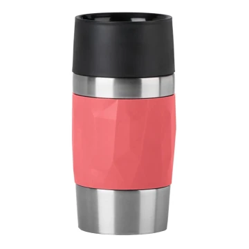 Tefal - Terminis puodelis 300 ml COMPACT MUG nerūdijantis/raudona