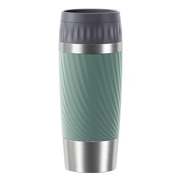 Tefal - Terminis puodelis 360 ml EASY TWIST MUG nerūdijantis/žalia